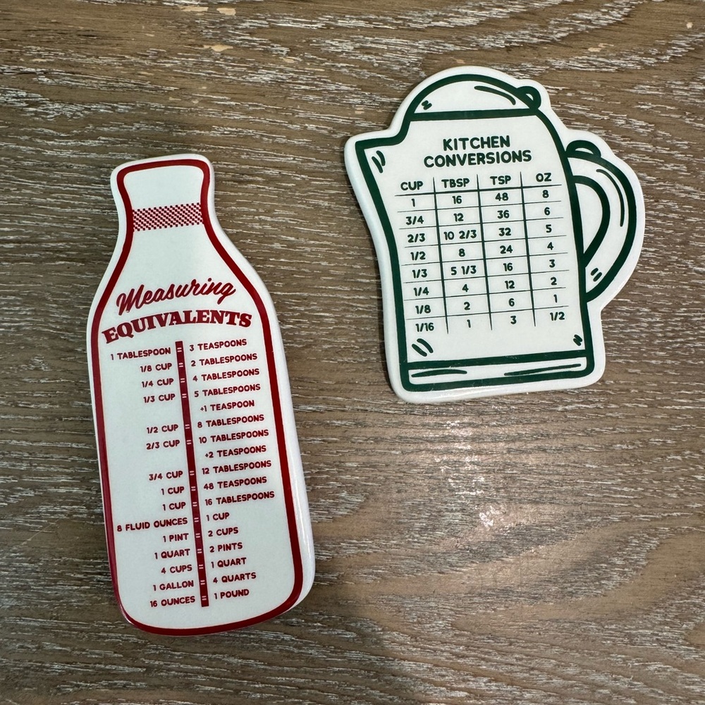 Magnets Set of 2 Target Bullseye Baking Measurements